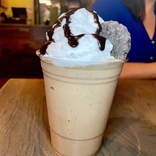 Vegan Mint Cookie Shake