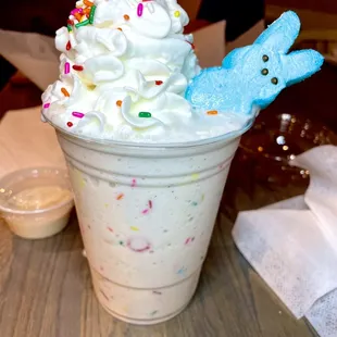 Marshmallow Peep milkshake