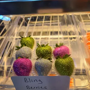 a variety of strawberries