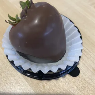 Milk chocolate dipped strawberry
