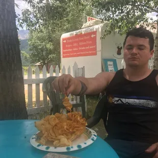 interior, fish and chips