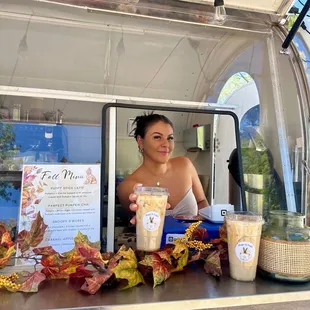 Come grab you and your bestie a pumpkin chai