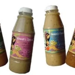 a variety of juices