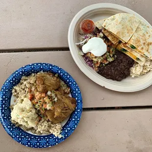 Shoyu Teri Chicken &amp; Quesadilla Plate (Chicken)