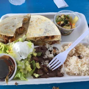 BBQ Pork Quesadilla