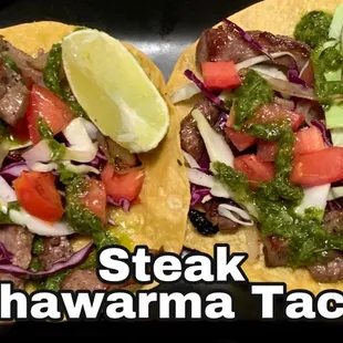 Steak Shawarma Taco
