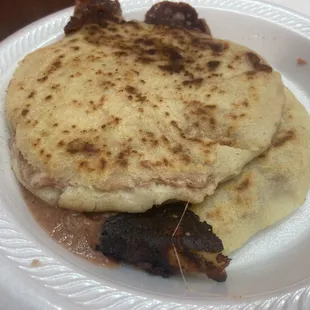 bean and cheese pupusas