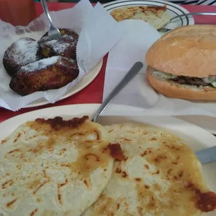 a plate of food on a table