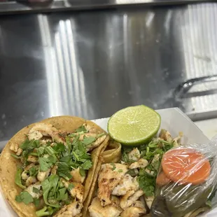 Chicken tacos