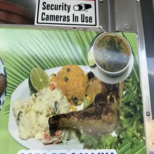 a plate of food