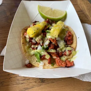 Pupusa Truck - taco al pastor