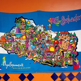 a map of el salvador