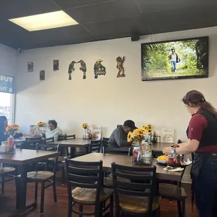 This is their place and the very nice lady