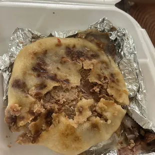 I never order a pupusa revuelta