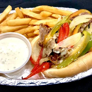 Philly Cheese Steak Sandwich