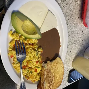 Typical Salvadoran breakfast