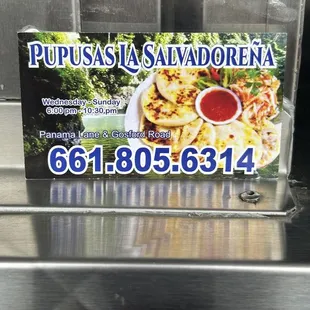 a sign for a restaurant