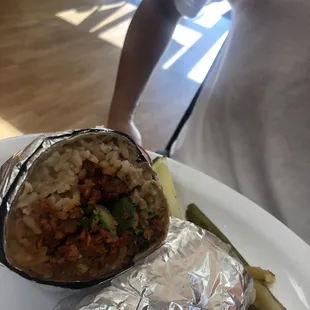 chorizo burrito