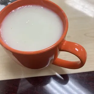 This is atol de elote. I haven't had one in a very long time. It was good