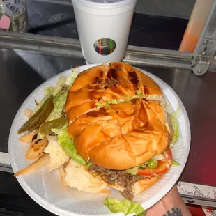 burgers, food