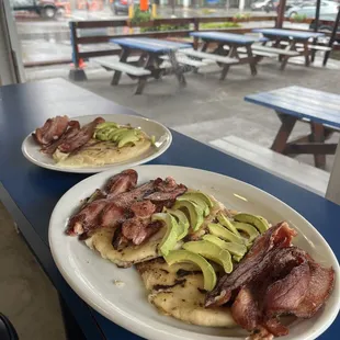 Bacon Avocado Pupusas
