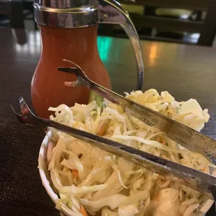 Cabbage and salsa
