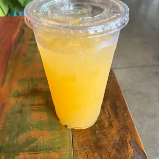 Passion fruit agua fresca
