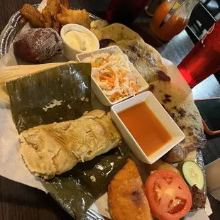 The Paradise Platter for first timers is the best at to go and plenty to share.