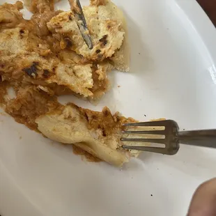 We stoped in not knowing what to expect but this was some of the best pupusas I&apos;ve had