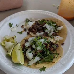 Steak tacos