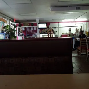 the interior of a restaurant