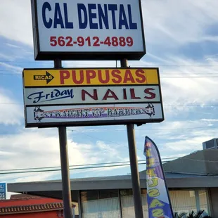 a sign for a dental clinic