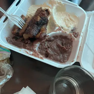 ribs, food