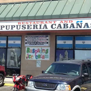 Front of restaurant