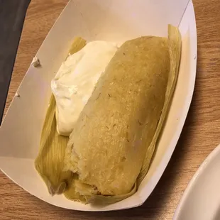 Elote tamale