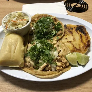 Chorizo & Cheese Pupusa