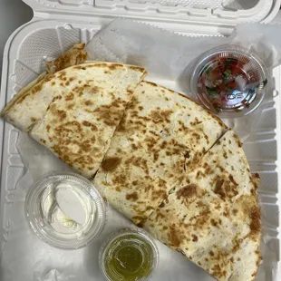 Quesadillas de pollo.carde asada.jamón etc