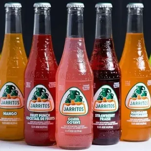 a variety of sodas