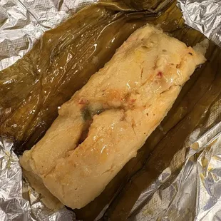Chicken tamale.