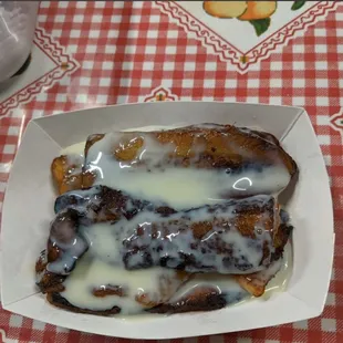 Platanos Fritos Con Crema