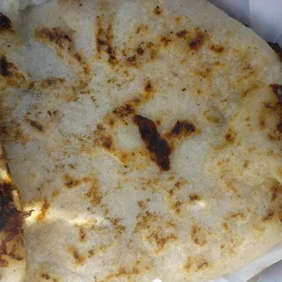 Bean and cheese papusa