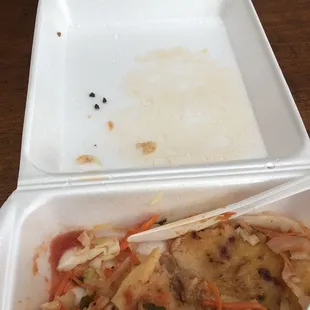 Rocks in my food that I chewed