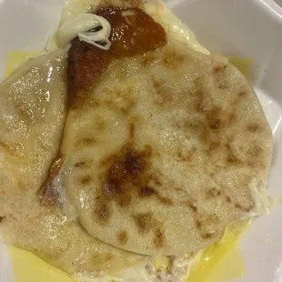 Pupusas de queso. Súper cheeeeesy