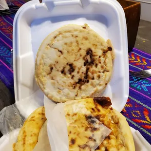 Seriously nothing in the popusas.