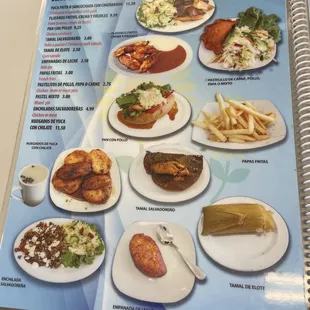 Antojitos menú 9/2022