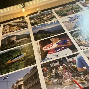 The photos on the wall to the left after walking in and being seated. Gives such an authentic vibe.