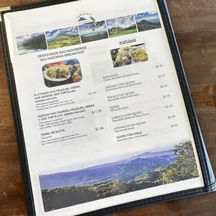 Menu.
