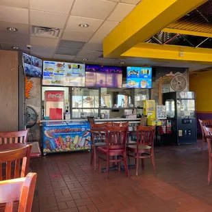 Front of restaurant.