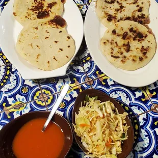 Revueltas and Loroco Pupusas