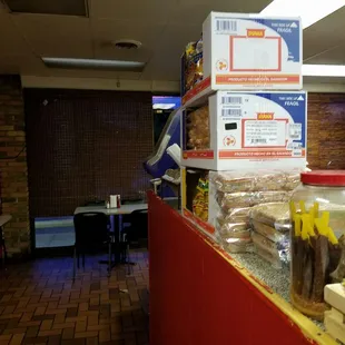 It's dark over there. That must be where all the illicit tamale deals go down